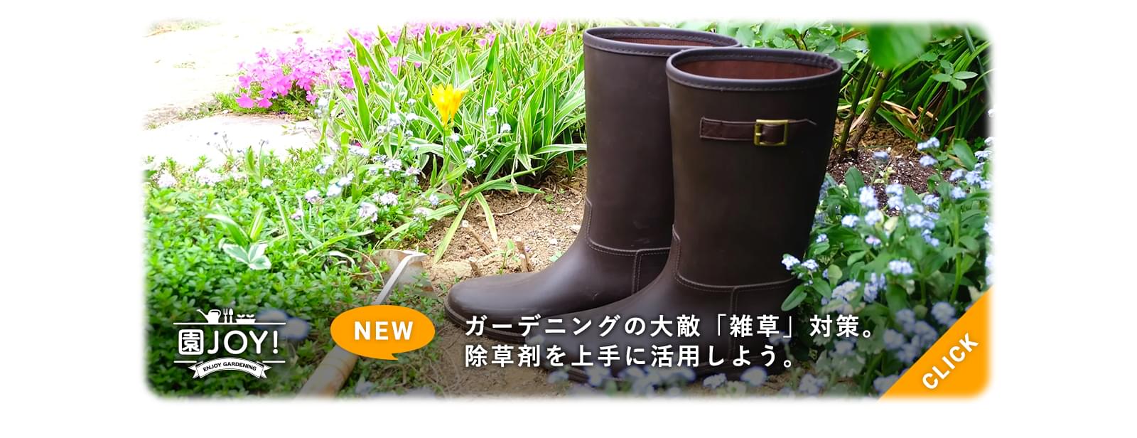 ガーデニングの大敵「雑草」対策。除草剤を上手に活用しよう。