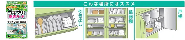 ゴキブリは嫌だけど殺虫剤は不安。そんなご家庭におすすめ！