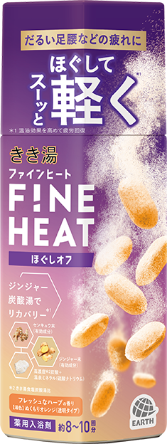 きき湯ファインヒート ほぐしオフ ボトル400g