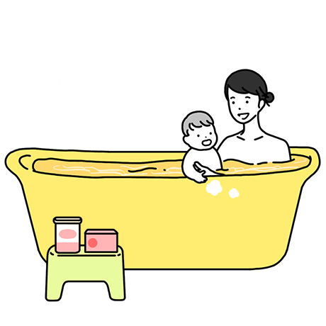 入浴剤を入れたお風呂に赤ちゃんと一緒に入ってもいい お風呂なび アース製薬
