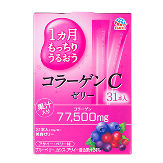 Dustable collagen C jelly