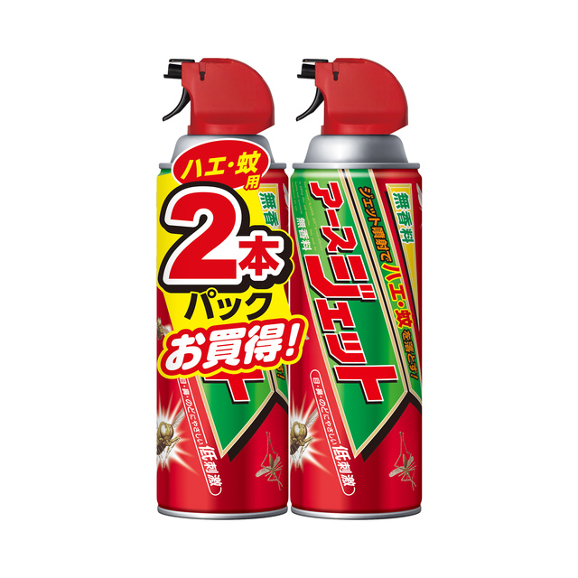 アースジェット 450mL 2本パック 虫ケア用品（殺虫剤・防虫剤） アース製薬 製品情報