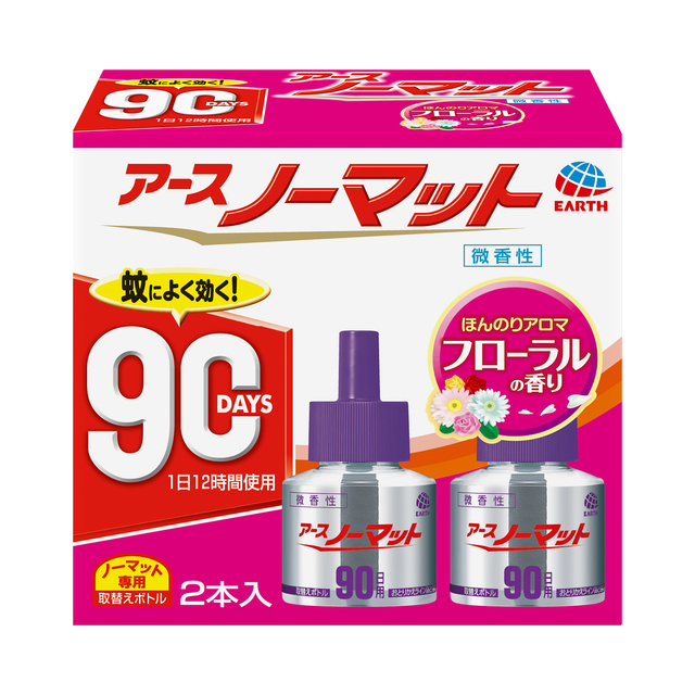 アースノーマット 取替えボトル90日用 微香性 2本入 | 虫ケア用品