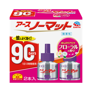 2個セットアースノーマット 90日用 微香性ラベンダーの香り 4.5-12畳用