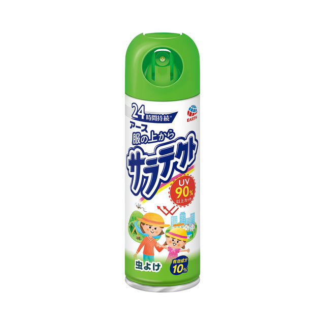 服の上からサラテクト 0ml 虫ケア用品 殺虫剤 防虫剤 アース製薬 製品情報