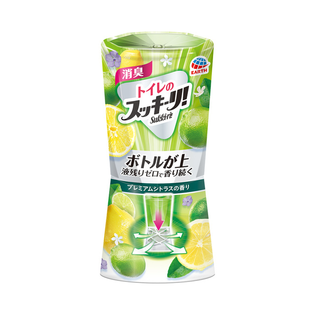 消臭芳香剤 トイレのスッキーリ！ ミントグレープフルーツ ４００ｍｌ