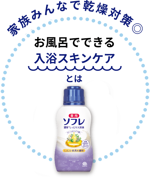 家族みんなで乾燥対策◎お風呂でできる入浴スキンケアとは