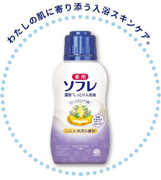 私の肌に寄り添う入浴スキンケア。